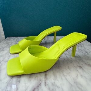 INC International Concepts Women's Bright Yellow Heels